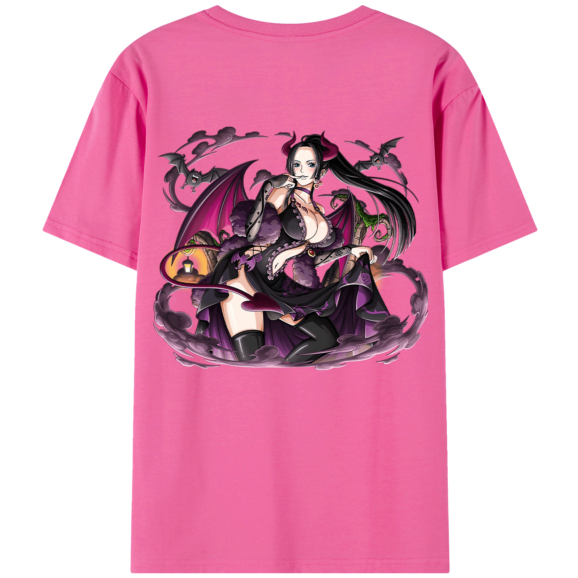 ワンピース ボア・ハンコック ONE PIECE Boa·Hancock レディース半袖Tシャツ(バックプリント)